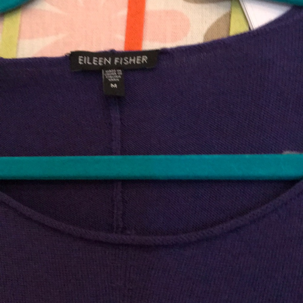 Eileen Fisher dress/ long sweater